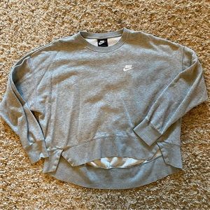 Nike Gray Crew Sweatshirt
